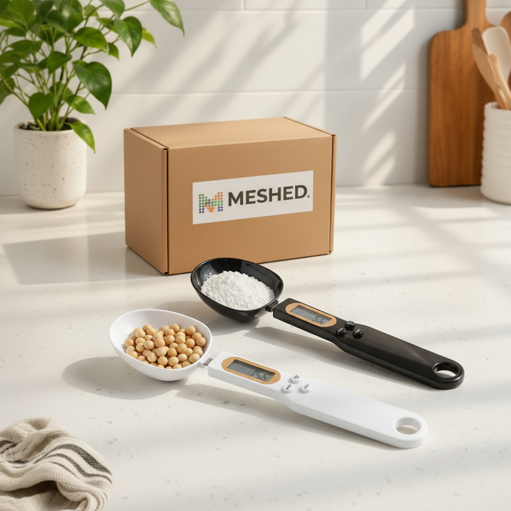 Meshed True Measure grounded kitchen setting